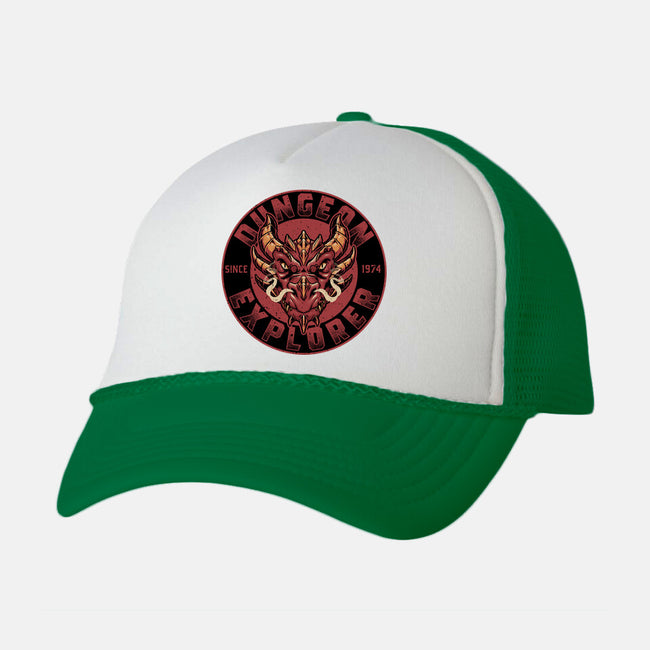 Dungeon Explorer-unisex trucker hat-The Inked Smith