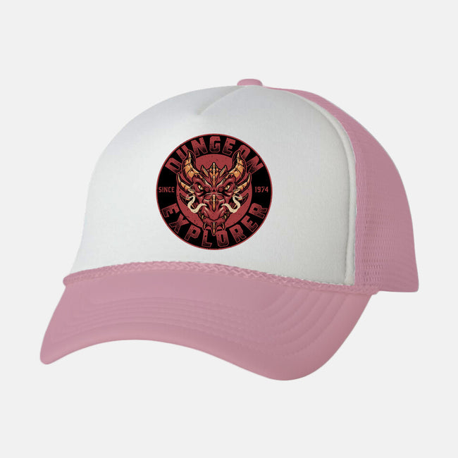 Dungeon Explorer-unisex trucker hat-The Inked Smith