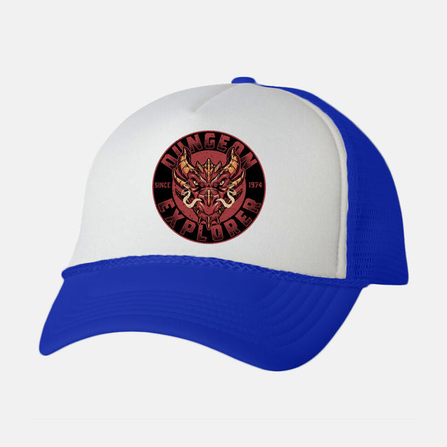 Dungeon Explorer-unisex trucker hat-The Inked Smith