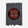 Dungeon Explorer-none polyester shower curtain-The Inked Smith