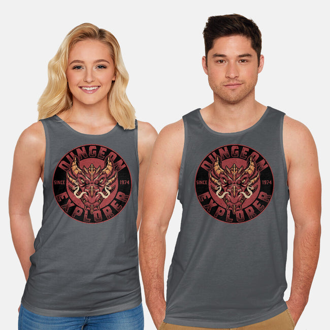 Dungeon Explorer-unisex basic tank-The Inked Smith