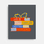 All I Want For Christmas Is Books-none stretched canvas-zawitees