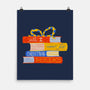 All I Want For Christmas Is Books-none matte poster-zawitees