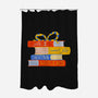 All I Want For Christmas Is Books-none polyester shower curtain-zawitees