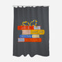 All I Want For Christmas Is Books-none polyester shower curtain-zawitees