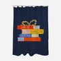 All I Want For Christmas Is Books-none polyester shower curtain-zawitees