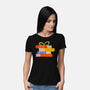 All I Want For Christmas Is Books-womens basic tee-zawitees