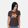 All I Want For Christmas Is Books-womens basic tee-zawitees