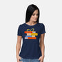 All I Want For Christmas Is Books-womens basic tee-zawitees