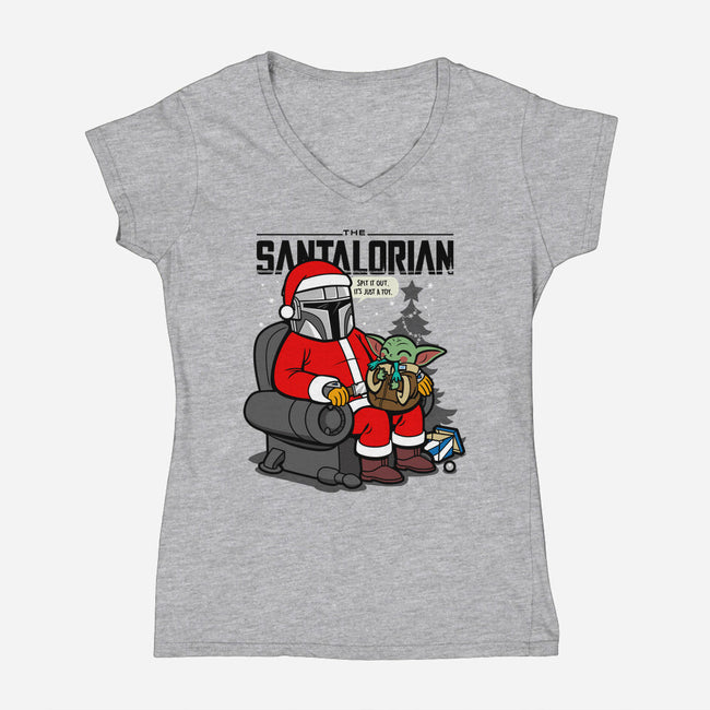 The Santalorian-womens v-neck tee-Boggs Nicolas
