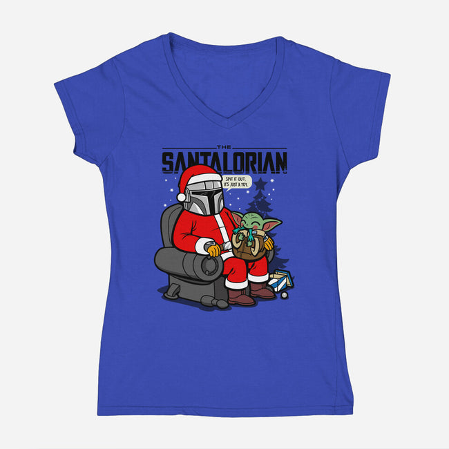 The Santalorian-womens v-neck tee-Boggs Nicolas