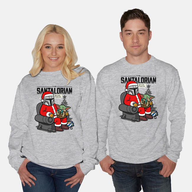 The Santalorian-unisex crew neck sweatshirt-Boggs Nicolas
