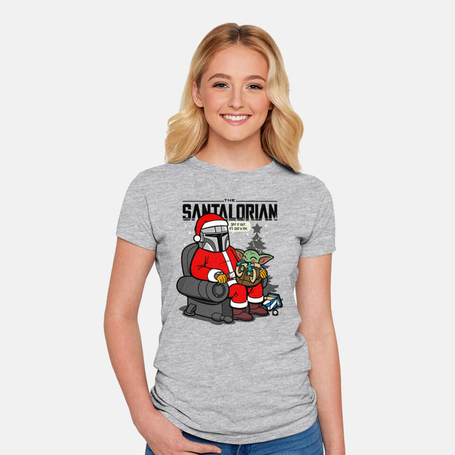 The Santalorian-womens fitted tee-Boggs Nicolas