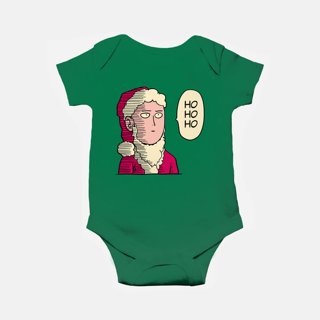 One Punch Santa-baby basic onesie-teesgeex