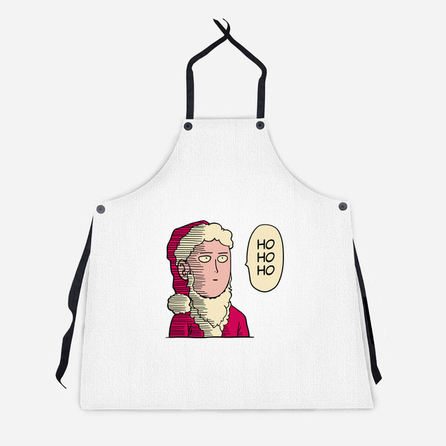 One Punch Santa-unisex kitchen apron-teesgeex