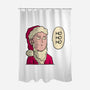 One Punch Santa-none polyester shower curtain-teesgeex