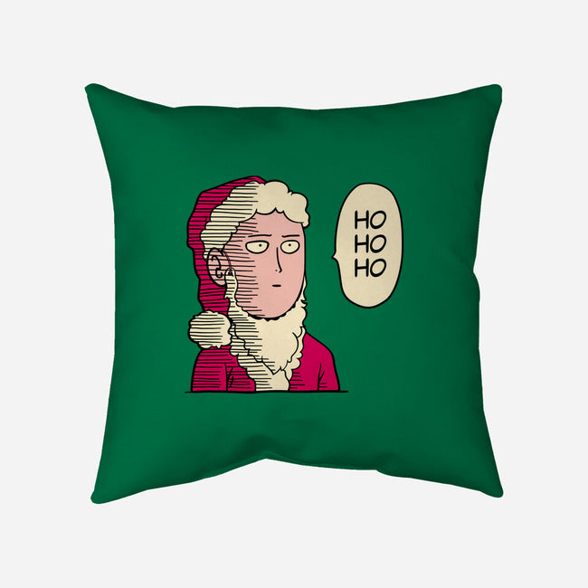 One Punch Santa-none removable cover w insert throw pillow-teesgeex
