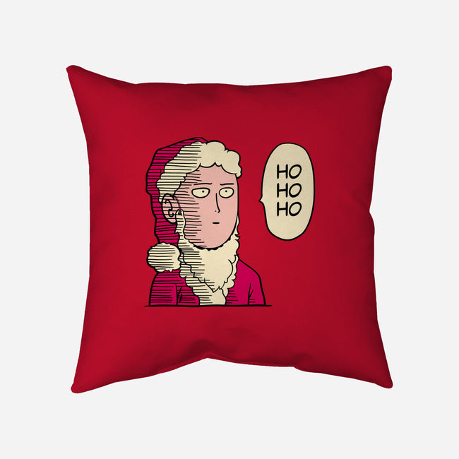 One Punch Santa-none removable cover w insert throw pillow-teesgeex