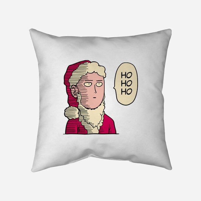 One Punch Santa-none removable cover w insert throw pillow-teesgeex
