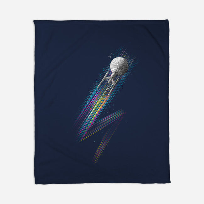 Warp Speeds-none fleece blanket-kharmazero