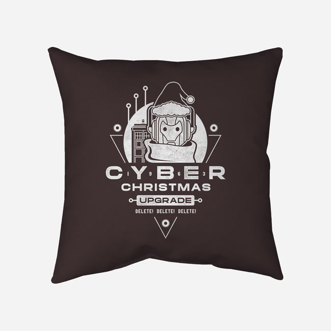 Christmas Upgrade-none removable cover w insert throw pillow-Logozaste