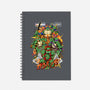 The Fantastic Brothers-none dot grid notebook-Guilherme magno de oliveira