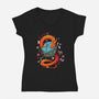 RPG Dragon-womens v-neck tee-jacnicolauart