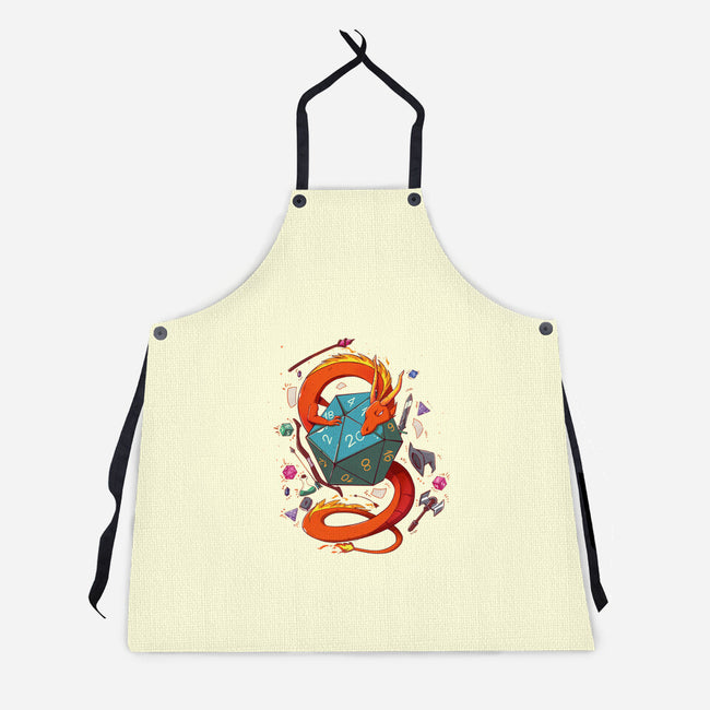 RPG Dragon-unisex kitchen apron-jacnicolauart