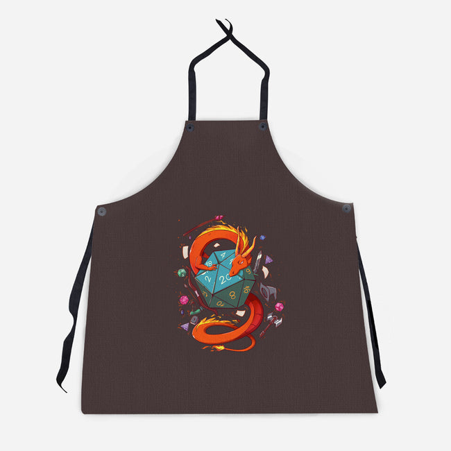 RPG Dragon-unisex kitchen apron-jacnicolauart