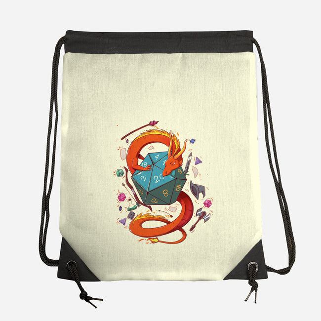 RPG Dragon-none drawstring bag-jacnicolauart