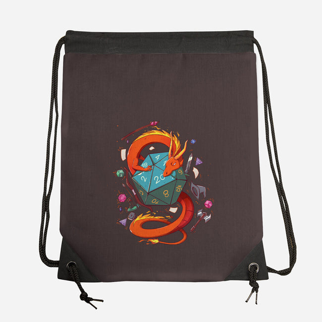 RPG Dragon-none drawstring bag-jacnicolauart
