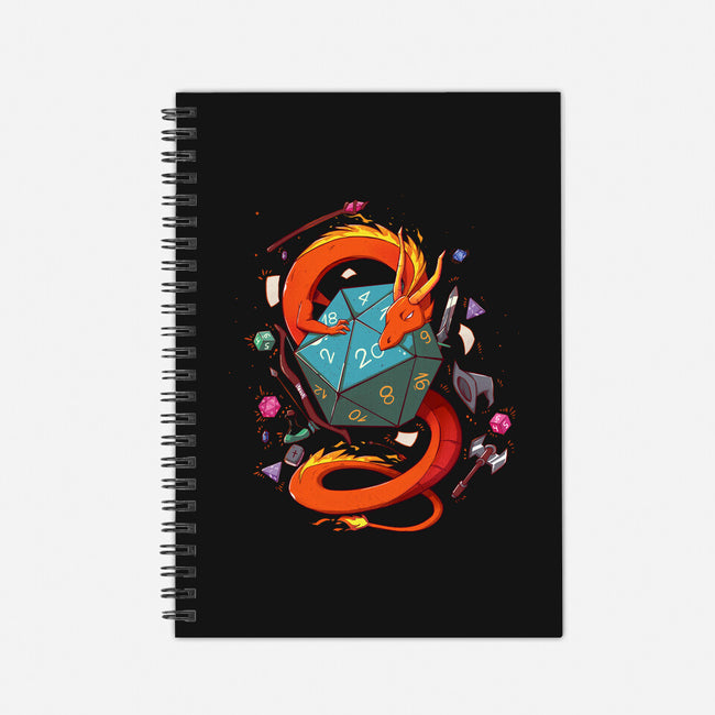 RPG Dragon-none dot grid notebook-jacnicolauart