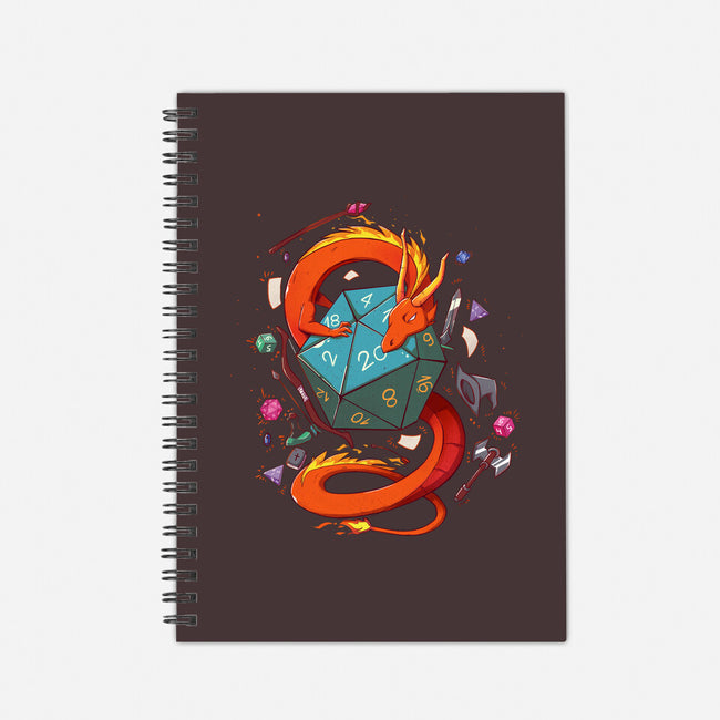 RPG Dragon-none dot grid notebook-jacnicolauart