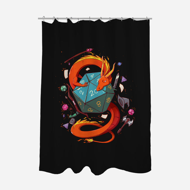 RPG Dragon-none polyester shower curtain-jacnicolauart