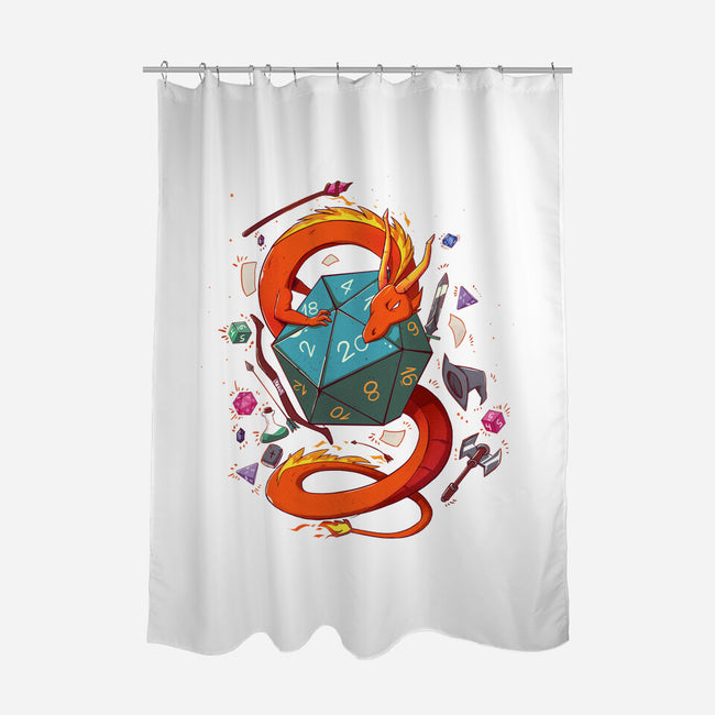 RPG Dragon-none polyester shower curtain-jacnicolauart