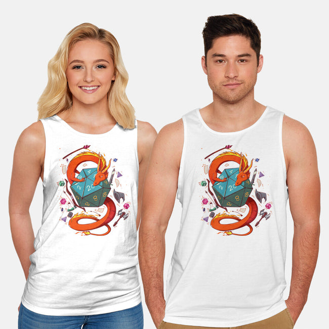 RPG Dragon-unisex basic tank-jacnicolauart
