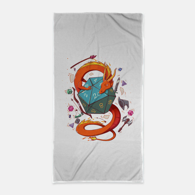 RPG Dragon-none beach towel-jacnicolauart