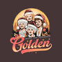 Golden Holidays-none polyester shower curtain-momma_gorilla