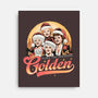 Golden Holidays-none stretched canvas-momma_gorilla