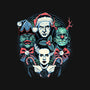 Christmas Monsters-womens fitted tee-momma_gorilla