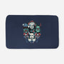 Christmas Monsters-none memory foam bath mat-momma_gorilla