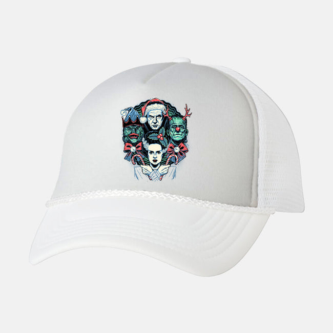 Christmas Monsters-unisex trucker hat-momma_gorilla