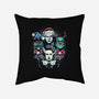 Christmas Monsters-none removable cover w insert throw pillow-momma_gorilla