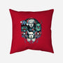 Christmas Monsters-none removable cover w insert throw pillow-momma_gorilla