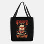 Proud Naughty Cat-none basic tote bag-Snouleaf