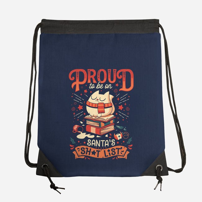 Proud Naughty Cat-none drawstring bag-Snouleaf