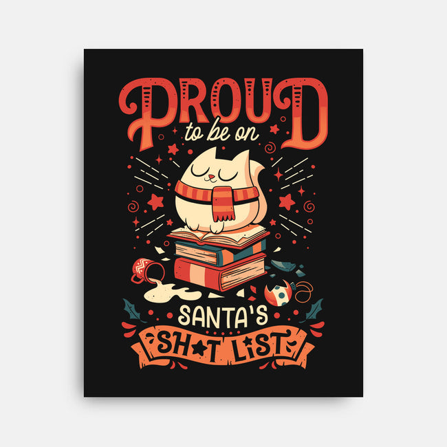 Proud Naughty Cat-none stretched canvas-Snouleaf