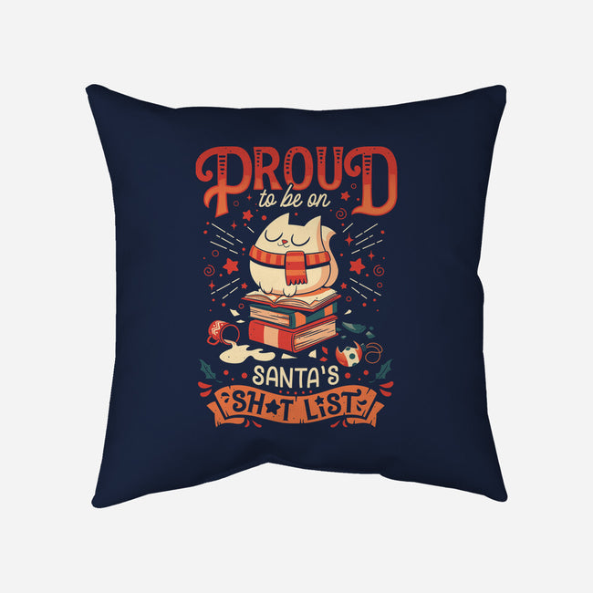 Proud Naughty Cat-none removable cover w insert throw pillow-Snouleaf