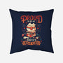 Proud Naughty Cat-none removable cover w insert throw pillow-Snouleaf