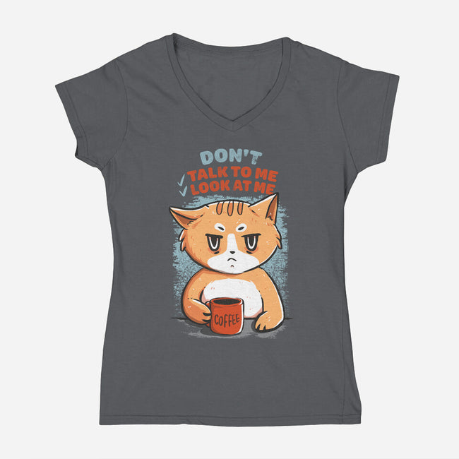My Morning-womens v-neck tee-IKILO